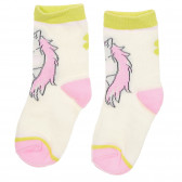 Комплект от три чифта чорапи за бебе за момиче многоцветни YO! 186741 11