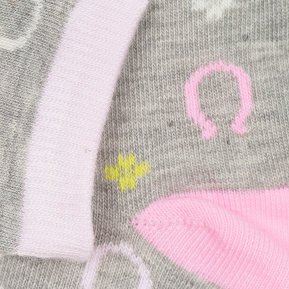 Комплект от три чифта чорапи за бебе за момиче многоцветни YO! 186743 13
