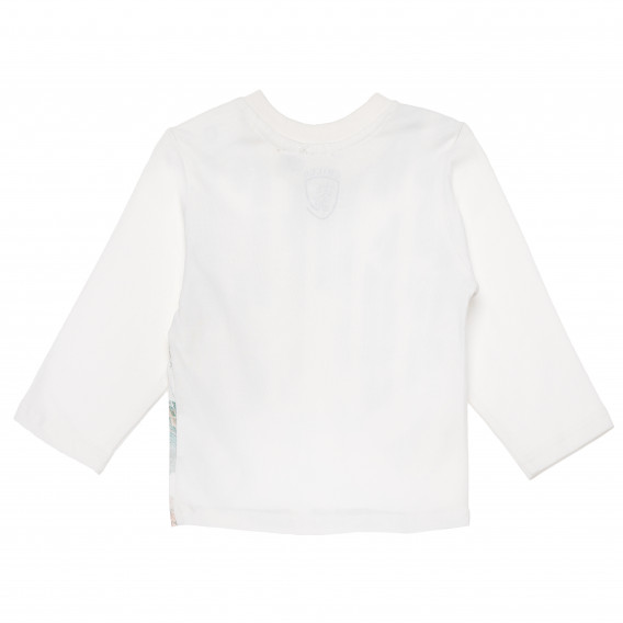 Блуза с дълъг ръкав за момче бяла Chicco 186937 2