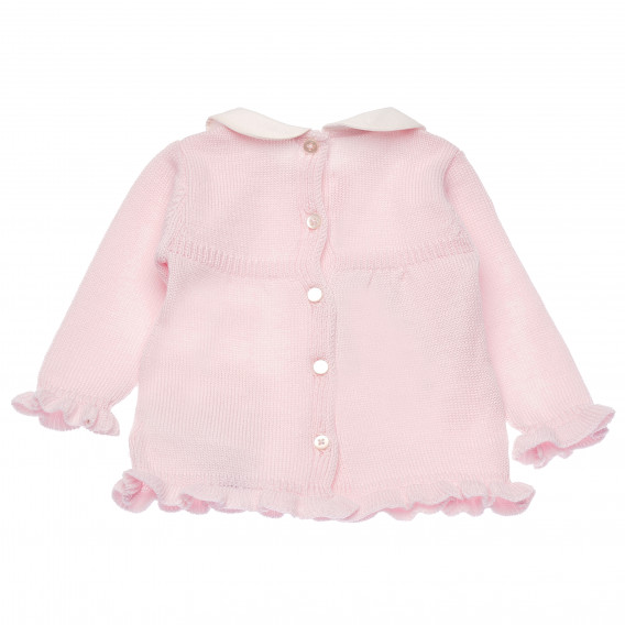 Комплект от блуза и ританки за бебе за момиче розов Chicco 186956 2