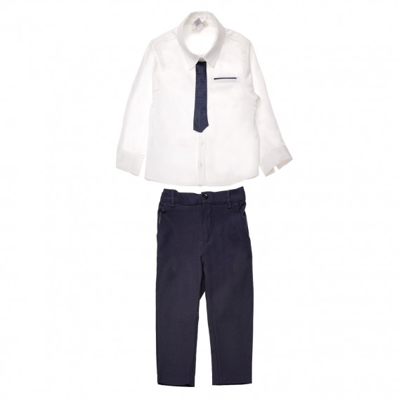 Комплект от две части - панталон и риза за момче Chicco 186969 3