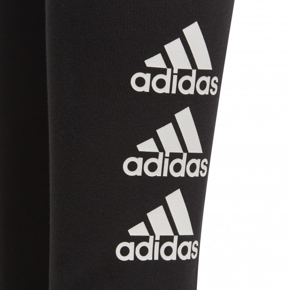 Клин с логото на бранда за момиче черен Adidas 187253 4