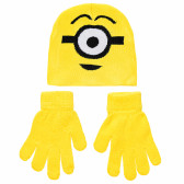 Комплект шапка и ръкавици жълти Despicable Me 187697 