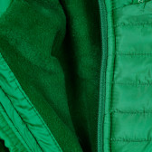 Яке с качулка и джобове за момче зелено Midimod 188060 3