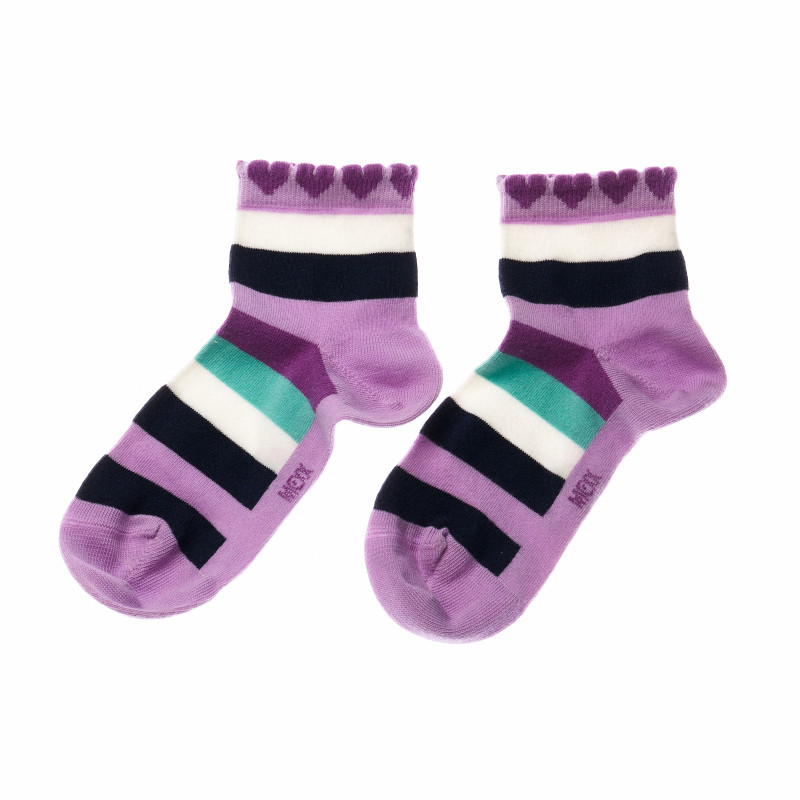 Комплект от три чифта чорапи за бебе за момичемногоцветни  188411