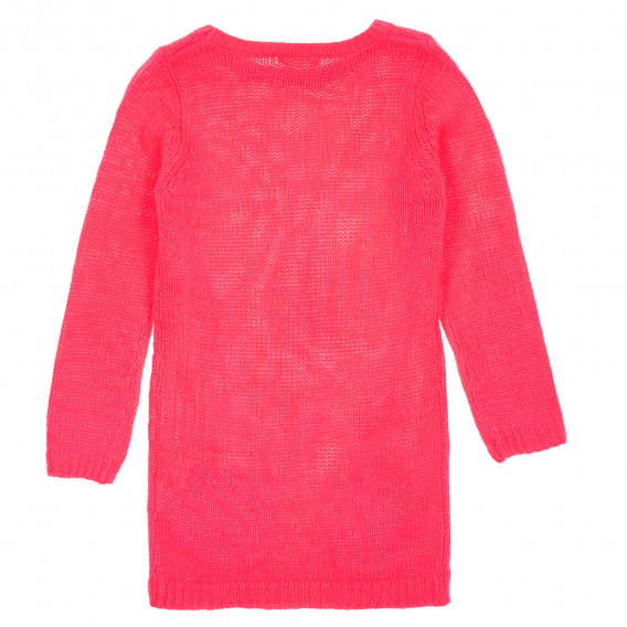 Плетена туника с апликация за момиче розова Cool club 188710 4