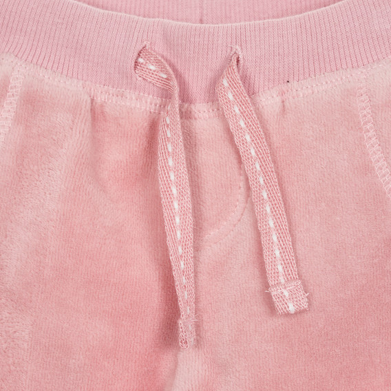 Плюшени панталони за бебе момиче, розови Cool club 188964 2