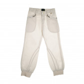 Раирани панталони за момиче бежови Fendi 189256 