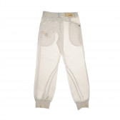 Раирани панталони за момиче бежови Fendi 189257 2