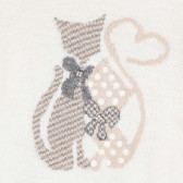 Комплект туника и клин в бяло и сиво за момиче Mayoral 189701 3