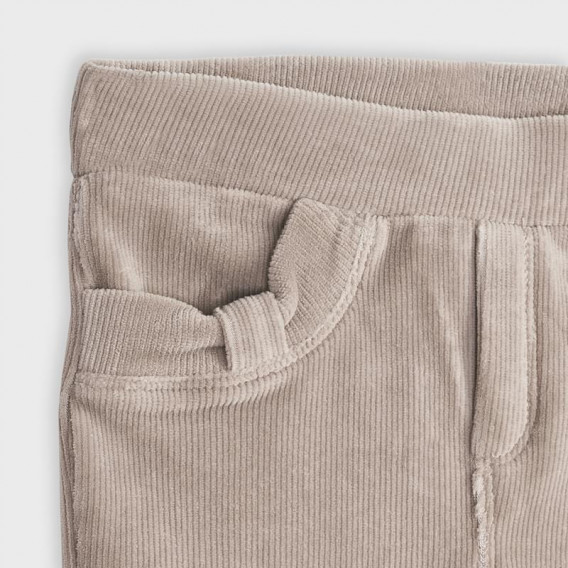 Панталон с панделки на джобовете за момиче бежов Mayoral 189820 3