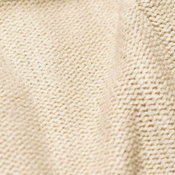 Плетена жилетка за момиче бежова Vitivic 189881 3
