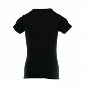 Тениска за момиче черна SCHIESSER 189952 2