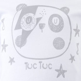 Памучна блуза с дълъг ръкав и щампа на панда унисекс Tuc Tuc 1904 3