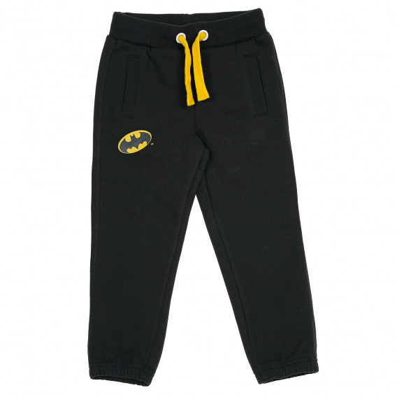 Панталони с логото на Батман за момче черни Cool club 190483 