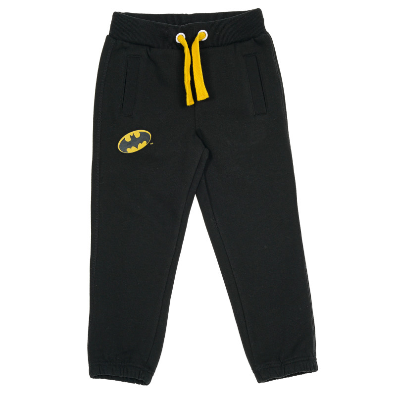 Панталони с логото на Батман за момче черни  190483