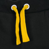 Панталони с логото на Батман за момче черни Cool club 190484 2