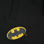 Панталони с логото на Батман за момче черни Cool club 190485 3