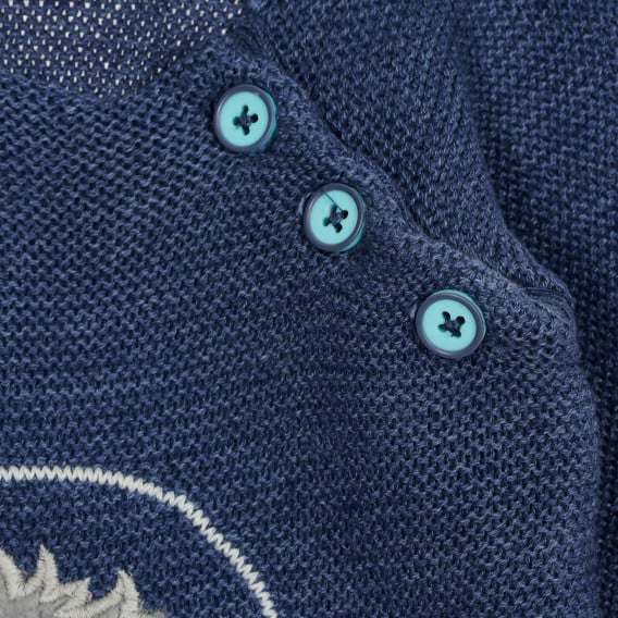 Пуловер с апликация за момче син Cool club 190658 3