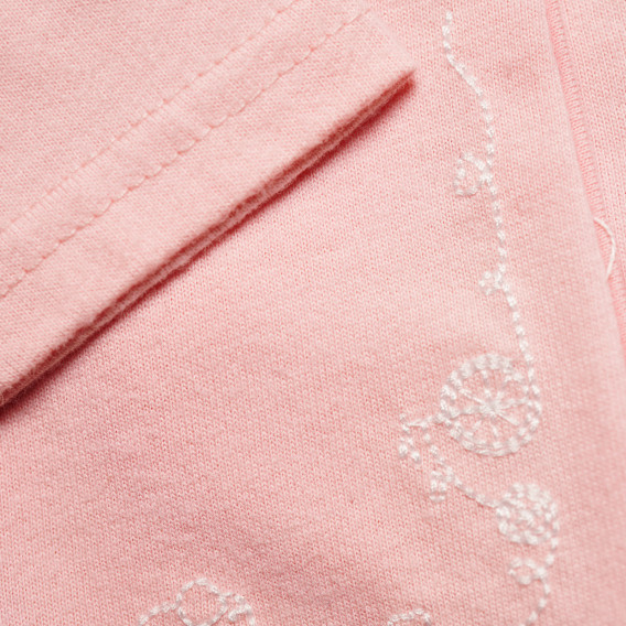 Памучна рокля за бебе момиче розова Tape a l'oeil 191103 3