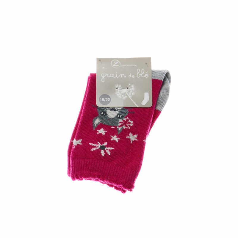 Чорапи за бебе за момиче розови  191551
