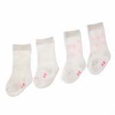 Комплект от два чифта чорапи за бебе за момичерозови Z Generation 191558 3