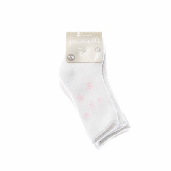 Комплект от два чифта чорапи за бебе за момичерозови Z Generation 191559 