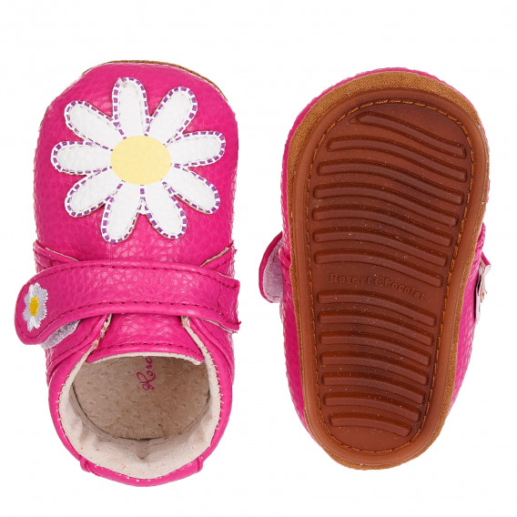 Обувки за бебе за момиче, розови Rose et Chocolat 192311 3