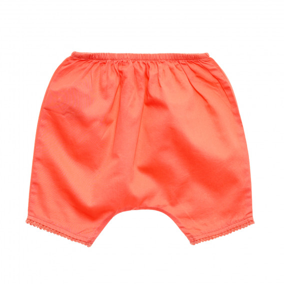 Памучни панталони за бебе в коралов цвят Tape a l'oeil 192498 3