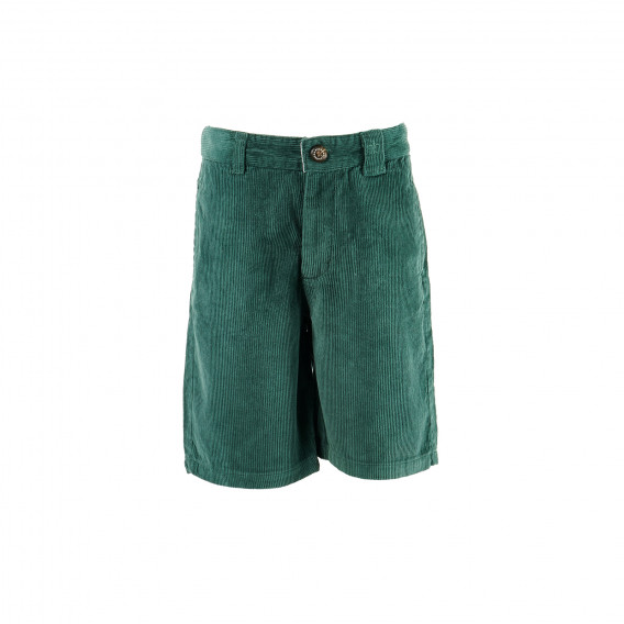 Памучен къс панталон за бебе за момче зелен Neck & Neck 192722 7