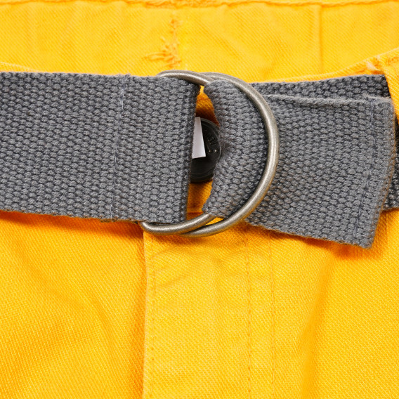 Памучен панталон за момче жълт Tape a l'oeil 192744 2