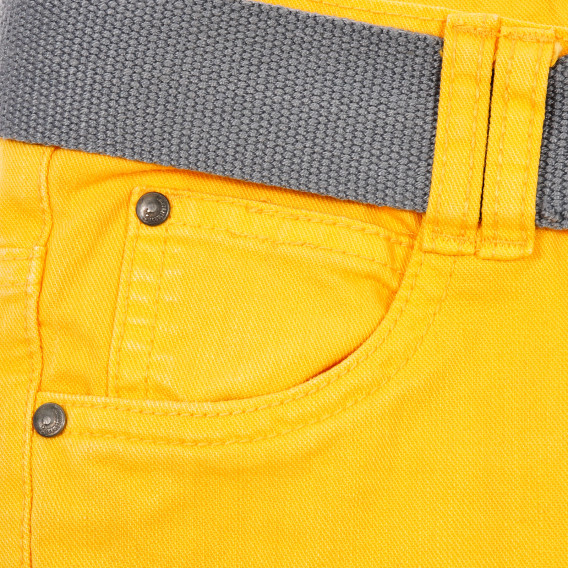 Памучен панталон за момче жълт Tape a l'oeil 192745 3