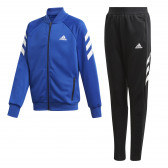 Анцунг в синьо и черно с бели акценти за момче Adidas 193099 