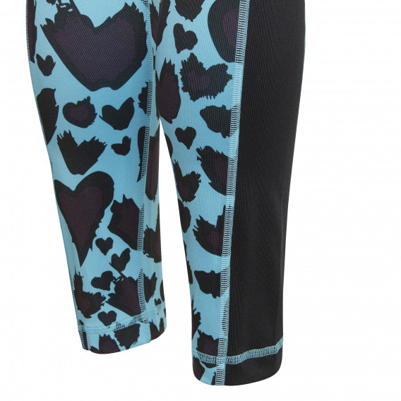 Клин с принт на сърца за момиче син Adidas 193134 4