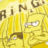 Памучна тениска за момче жълта The Simpsons 193386 3
