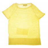 Блуза с къс ръкав за момиче жълта Essentiel 193398 2