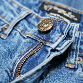 Памучни дънки с пет джоба за момиче сини Complices 193561 3