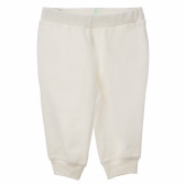 Панталони за бебе за момиче бели Benetton 193651 
