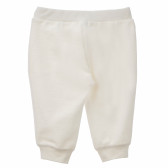 Панталони за бебе за момиче бели Benetton 193652 2