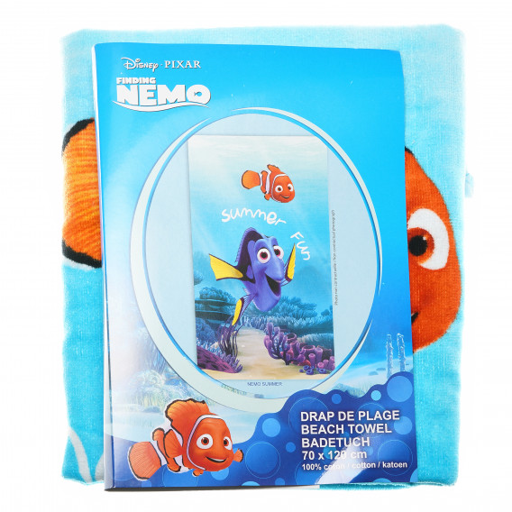 Памучна плажна кърпа унисекс на Disney Finding Nemo 193690 