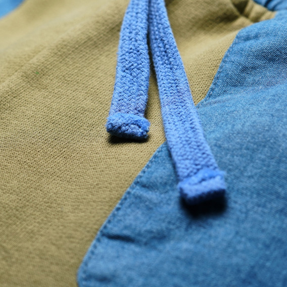 Памучни къси панталони за момче с цветни пръски и с два пришити джоба COSY REBELS 19410 3