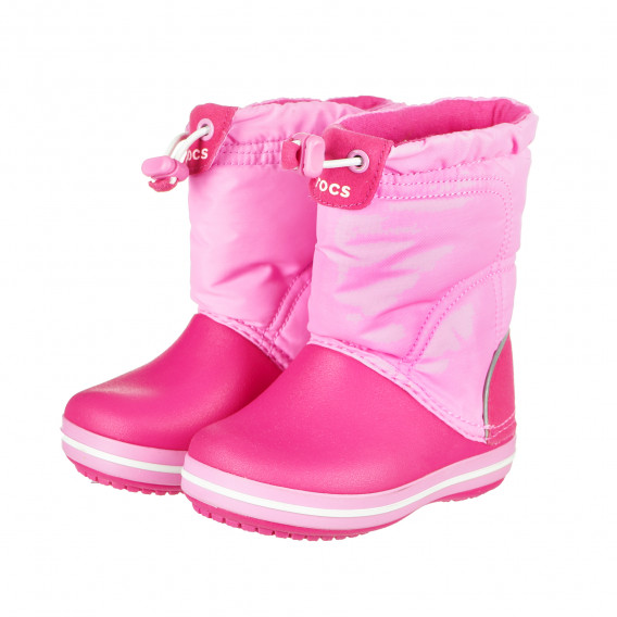Ботуши за момиче, розови CROCS Ботуши за момиче, розови CROCS 194432