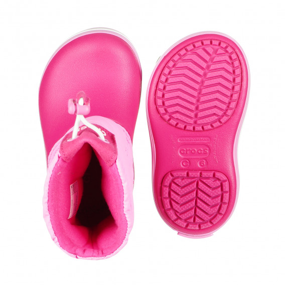 Ботуши за момиче, розови CROCS Ботуши за момиче, розови CROCS 194434 3