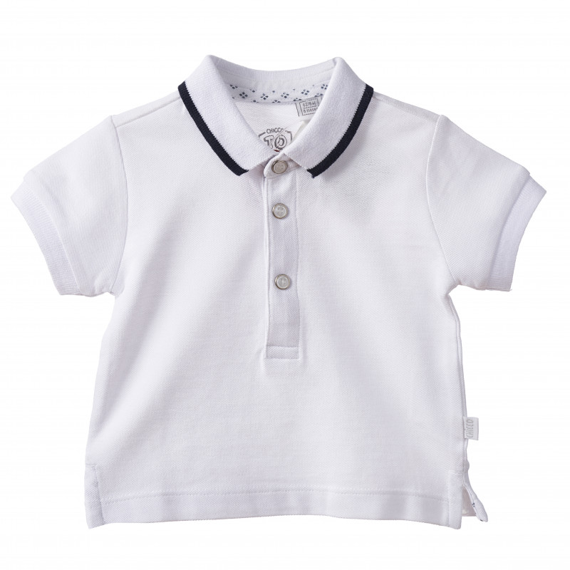 Памучна бяла блуза за бебе  194682