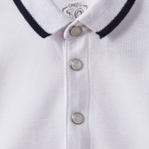 Памучна бяла блуза за бебе Chicco 194683 3
