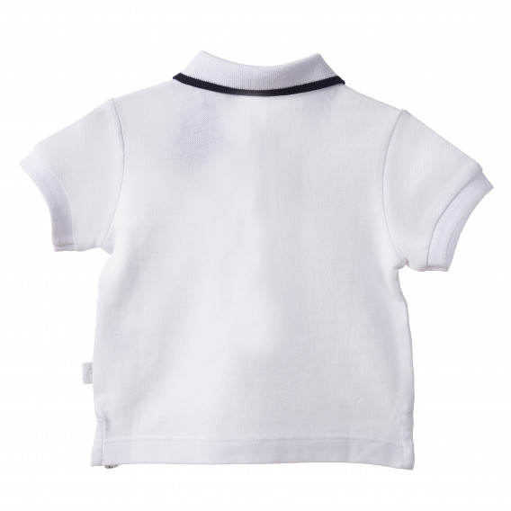 Памучна бяла блуза за бебе Chicco 194684 2