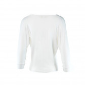 Памучна блуза с дълъг ръкав  тип прилеп за момиче COSY REBELS 19483 2