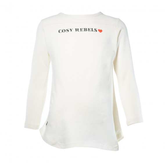 Памучна блуза COSY REBELS с дълъг ръкав за момиче COSY REBELS 19494 