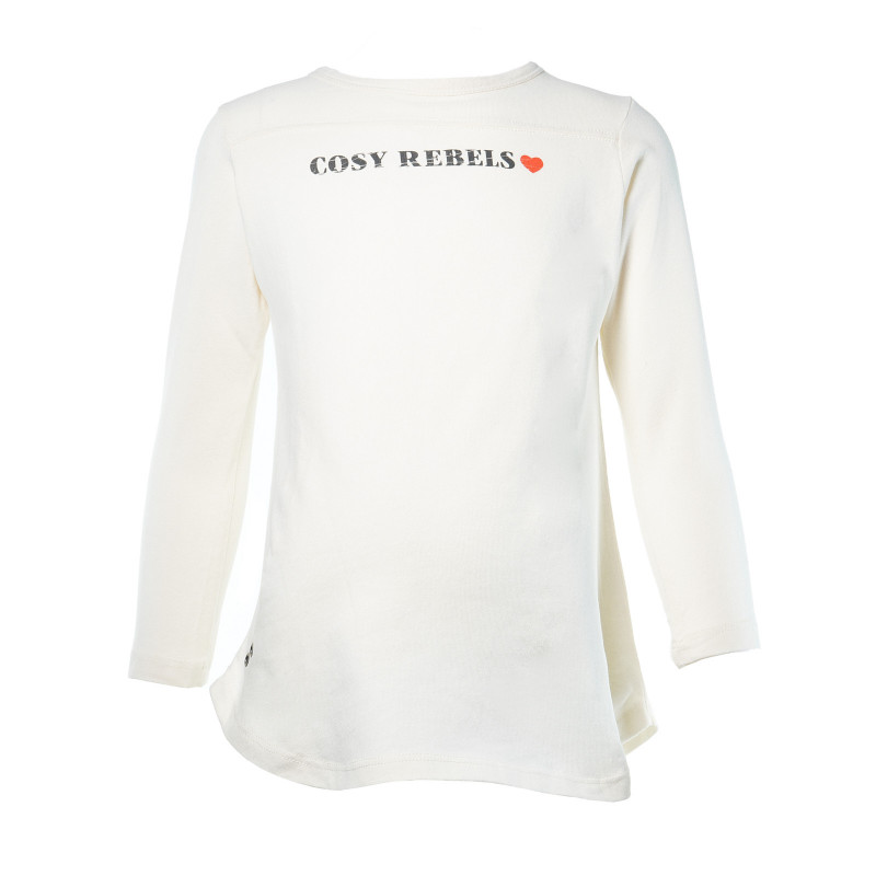 Памучна блуза COSY REBELS с дълъг ръкав за момиче  19494