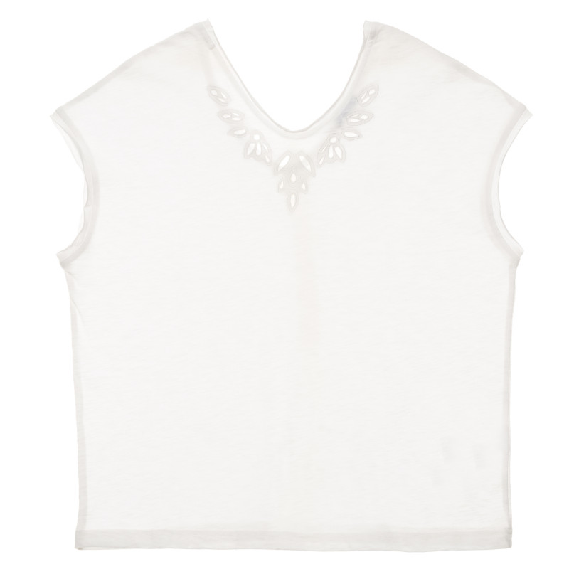 Блуза без ръкави, бяла  195304